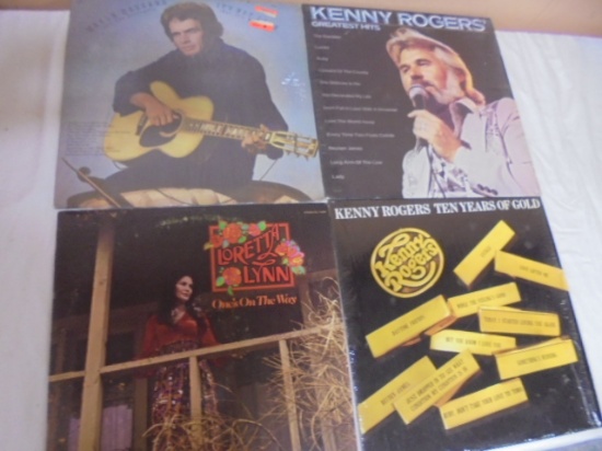 Group of 20 Vintage Country LP Albums