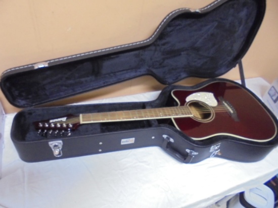 Ibanez Model No. LE300-DBB Acustic Guitar in Gearlux Case