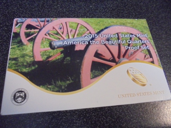 2015 US Mint America The Beautiful Quarters Proof Set