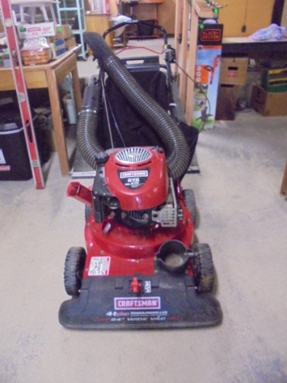 Craftsman 675 Series/190cc 4-in-1 Plus Power Propelled 24in Lawn Vac/Blower/Chipper