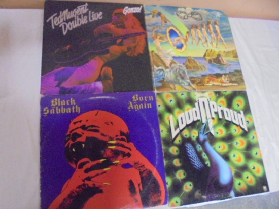 Group of 16 LP Rock Albums