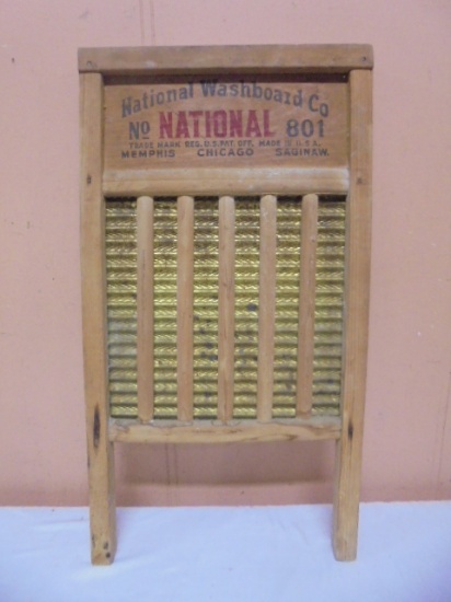 Antique No.  801 National Washboard
