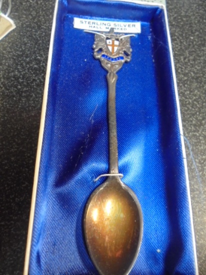 Vintage Sterling Silver Hallmark London Souvenier Spoon