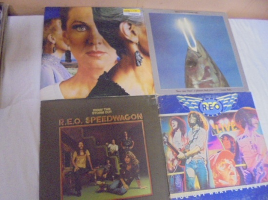 Group of 16 LP Rock Albums