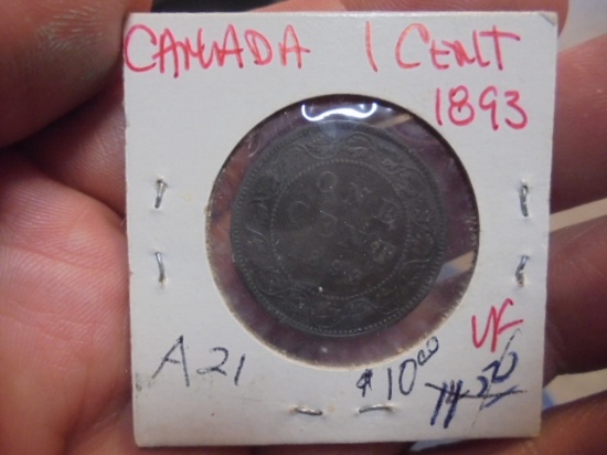 1893 Canada 1 Cent