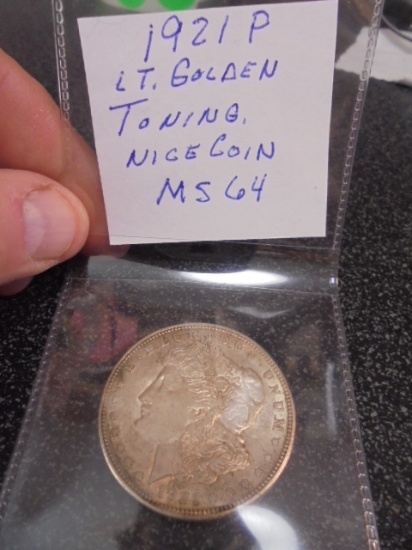 1921 P Mint Morgan Silver Dollar