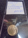 1957 P Mint Silver Roosevelt Dime