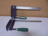 2 Masterforce 13in Bar Clamps