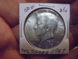1967 40% Silver Kennedy Half Dollar
