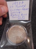 1923 P Mint Silver Peace Dollar