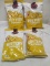 Lot of 4 Uncle Rays 2.5oz Buttery Popcorn Snack Bags