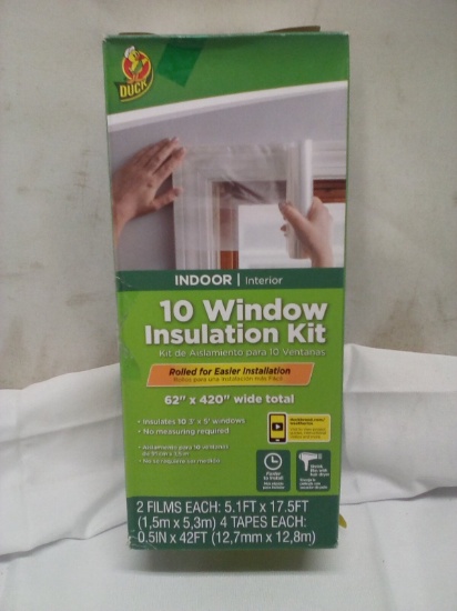 10 Window Insulation Kit 62” x 420”