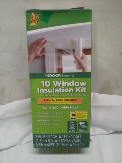 10 Window Insulation Kit 62” x 420”