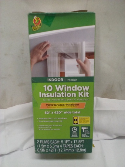 10 Window Insulation Kit 62” x 420”