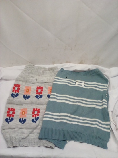 Qty 2 Size Large Dog Sweaters