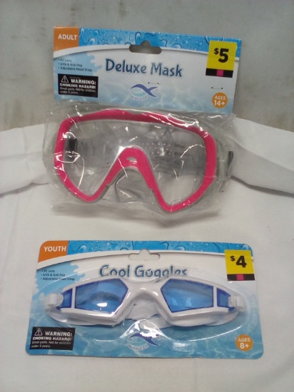 Adult Swim mask/ Youth Swim Goggles