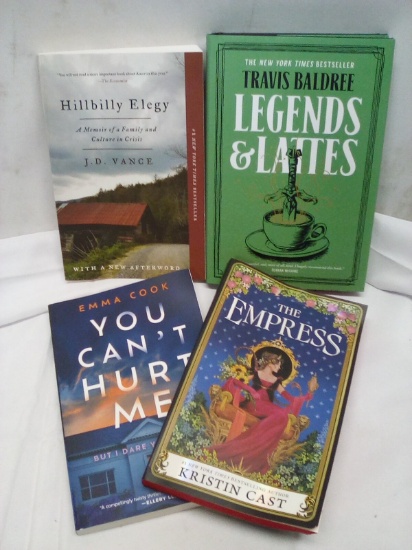 Qty 4 Adult Novels