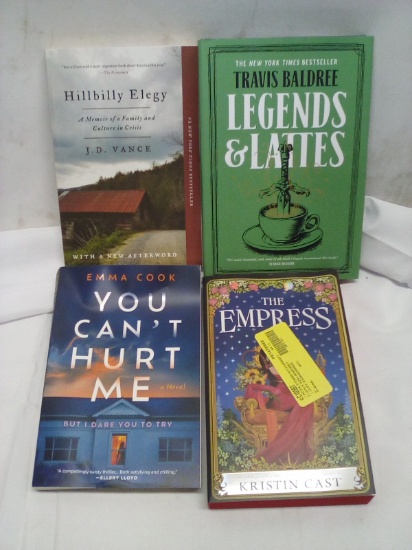 Qty 4 Adult Novels