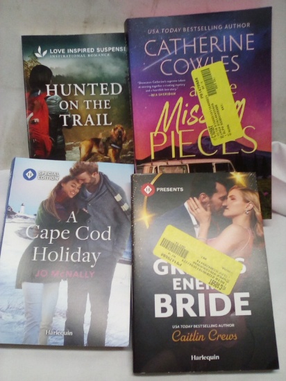 Qty 4 Adult Novels