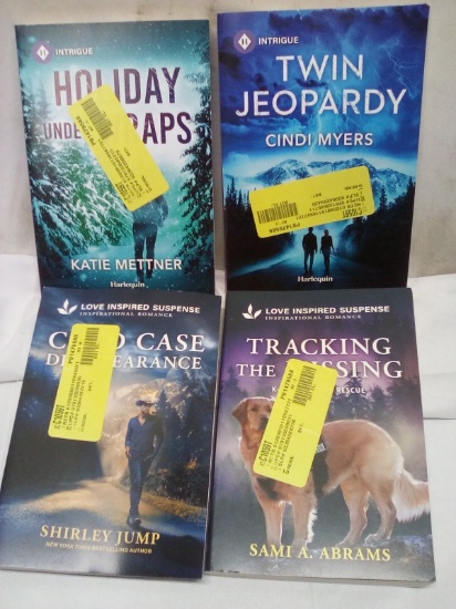 Qty 4 Adult Novels