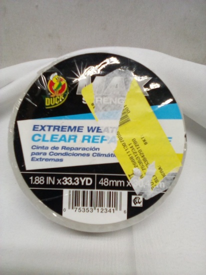 Extreme Weather Clear Duck Tape 1.88” x 33.3yards