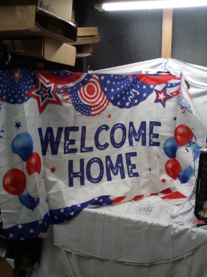 Welcome Home Banner 70” x 43”