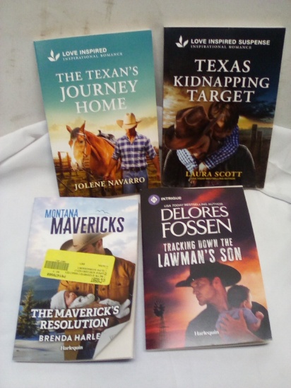 Qty 4 Adult Novels
