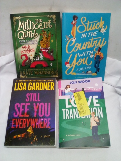 Qty 4 Adult Novels