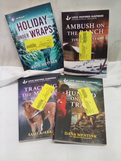 Qty 4 Adult Novels