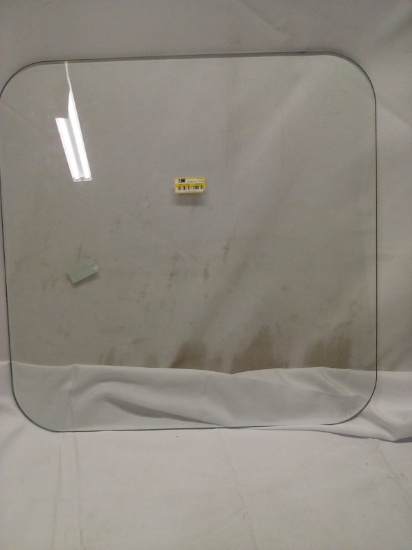 Glass table unknown size