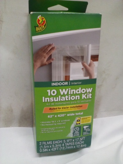 DUCK Brand Indoor 10 Window Insulation Kit