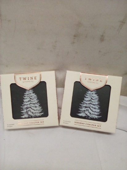 Twine Living Holiday Coaster set of 4, qty 2