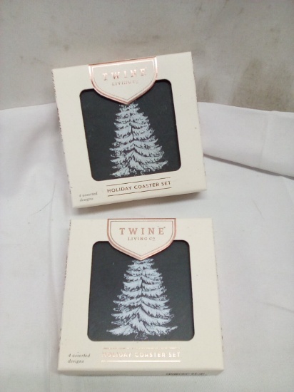 Twine Living Holiday Coaster set of 4, qty 2