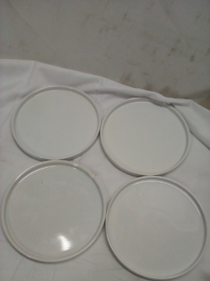 Set of 4 10.5 in plates, dishwasher safe