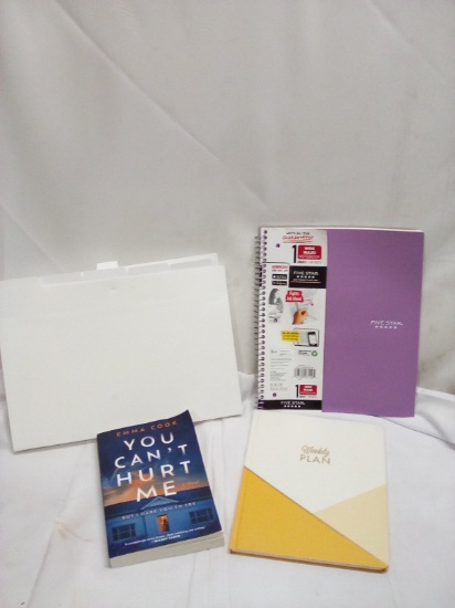 Book, Planner, folder, and notebook