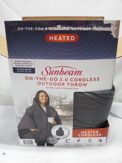 Sunbeam On-The-Go 2.0 Cordless Outdoor Throw