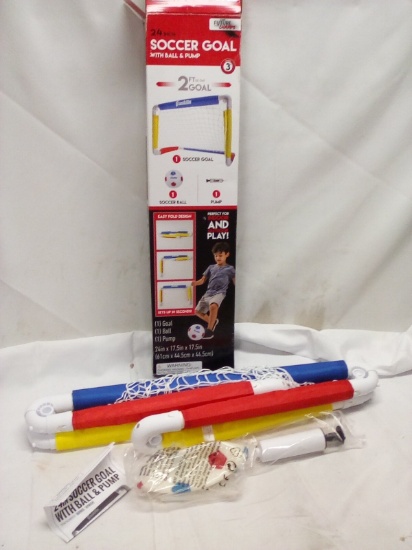 Franklin Future Champs 24” Soccer Goal w/ Ball and Pump- MSRP $43.87