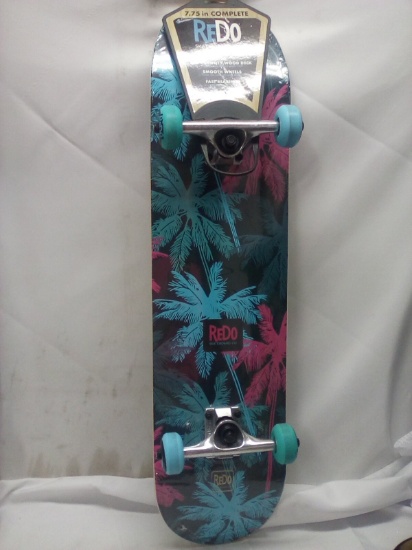 7.75”Wx32”L REDO Skateboard Co. Kids Skateboard