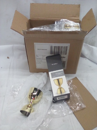 Full Case of 12 VISKI Gold Canterbury Jiggers