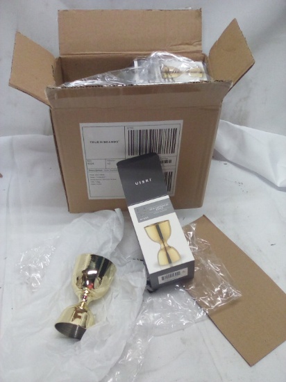 Full Case of 12 VISKI Gold Canterbury Jiggers
