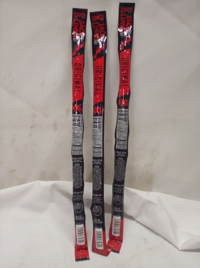 Lot of 3 Jack Links Original XXL Wild Sticks