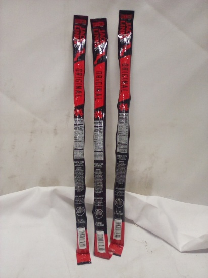 Lot of 3 Jack Links Original XXL Wild Sticks