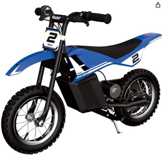 Razor MX125 Ages 7+ Youth Sport Electric Motorcross Bike- MSRP $299.99