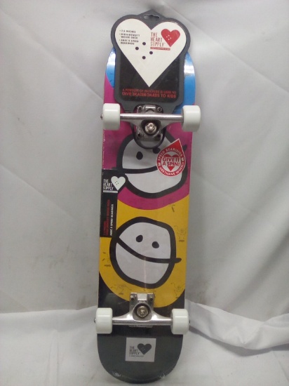 7.5”Wx32”L The Heart Supply Kids Skateboard