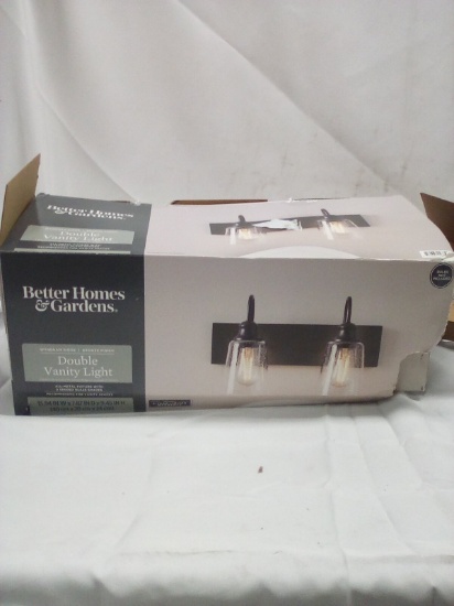 Better Homes&Gardens Bronze Finish Double Vanity Light- No Casings