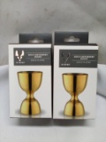 Qty 2 Viksi Gold Canterbury Jigger