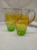 Qty 2 Plastic 52oz Pitcher
