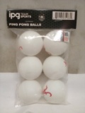 6 Pack of ipgTeamSports Alabama Ping Pong Balls