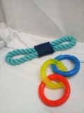 2Pc Dog Chew Toy Lot