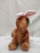 Dinosaur with Bunny Ears Stuffed Animal approx 17” tall